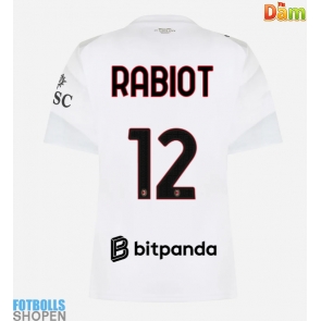 Billiga AC Milan Adrien Rabiot #12 Bortatröja Dam 2026-27 Kortärmad